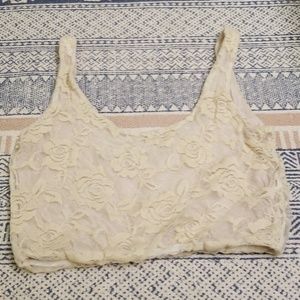 brandy melville ▪bralette cream